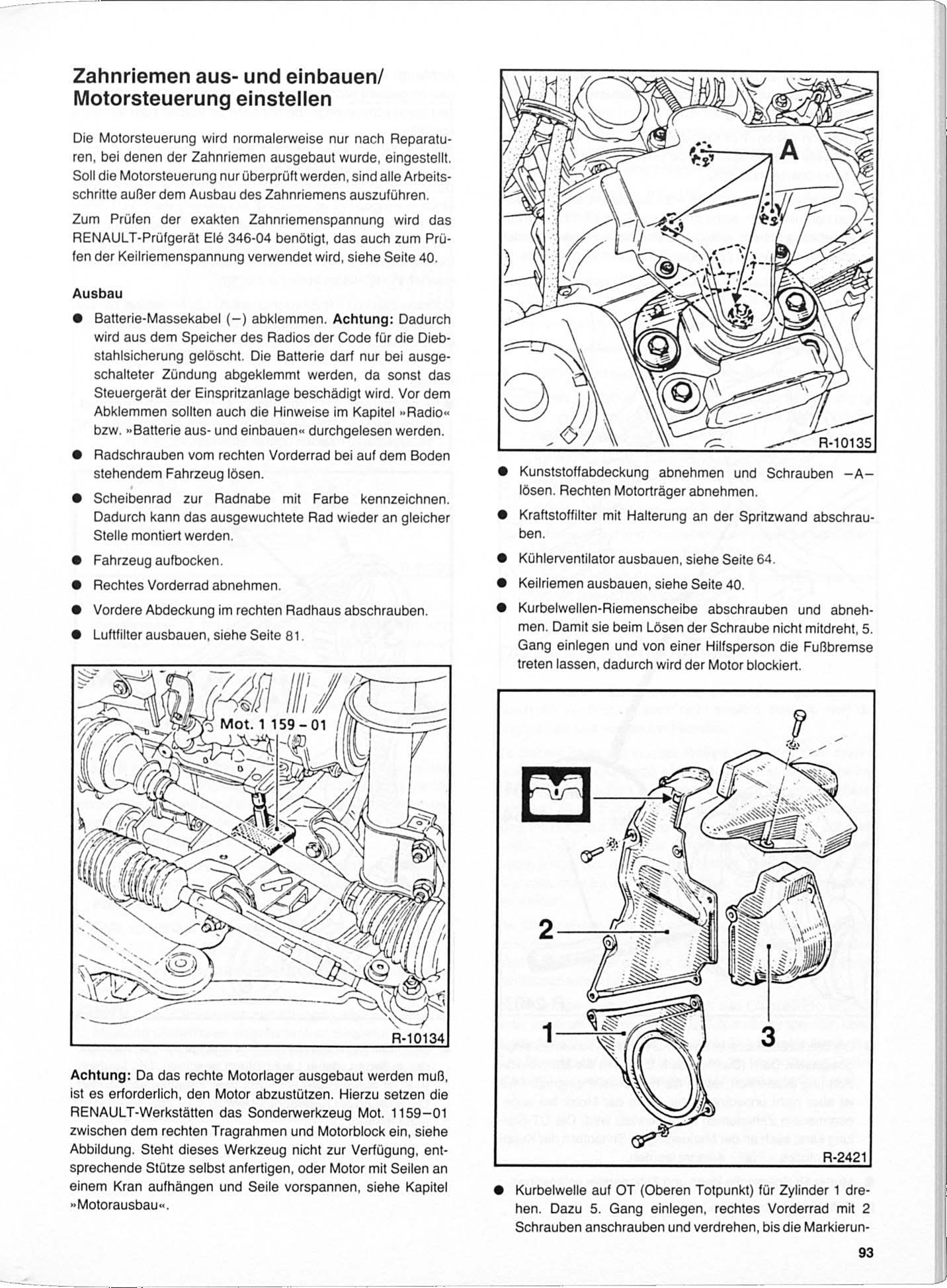 Reparaturanleitung Renault Clio So Wird S Gemacht